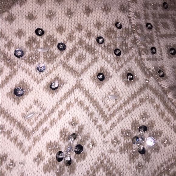 Sequin and Gem Embellished Cardigan - Picture 3 of 4